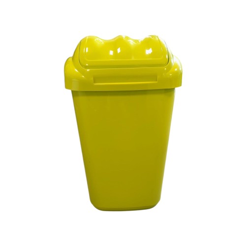 1000021247.jpg, kosz na śmieci, kosz na odpady, kosz zielony, kosz 27l, kosz outlet, kosz z uchylną pokrywą, kosz powystawowy
