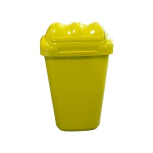 Kosz Na Śmieci Uchylny | 50l | Zielony | Powystawowy 