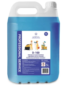 Adeva Preparat Do Maszynowego I Ręcznego Mycia Posadzki Podłogi Grejpfrut 5L