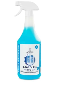 Adeva D-100 Glass – Profesjonalny Płyn do Mycia Szyb i Szkła - 1l