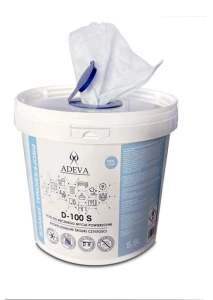 Adeva D 100 S Wipes – chusteczki do czyszczenia powierzchni ponadpodłogowych