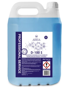 Adeva D-100 Glass 5l  Koncentrat Do Mycia Powierzchni Szklanych.