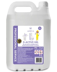 Adeva D‑Active Gel 5 L – żel myjąco‑wybielający