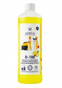  Adeva D-100 LEMON Preparat Do Maszynowego I Ręcznego Mycia Posadzki Podłogi 1L